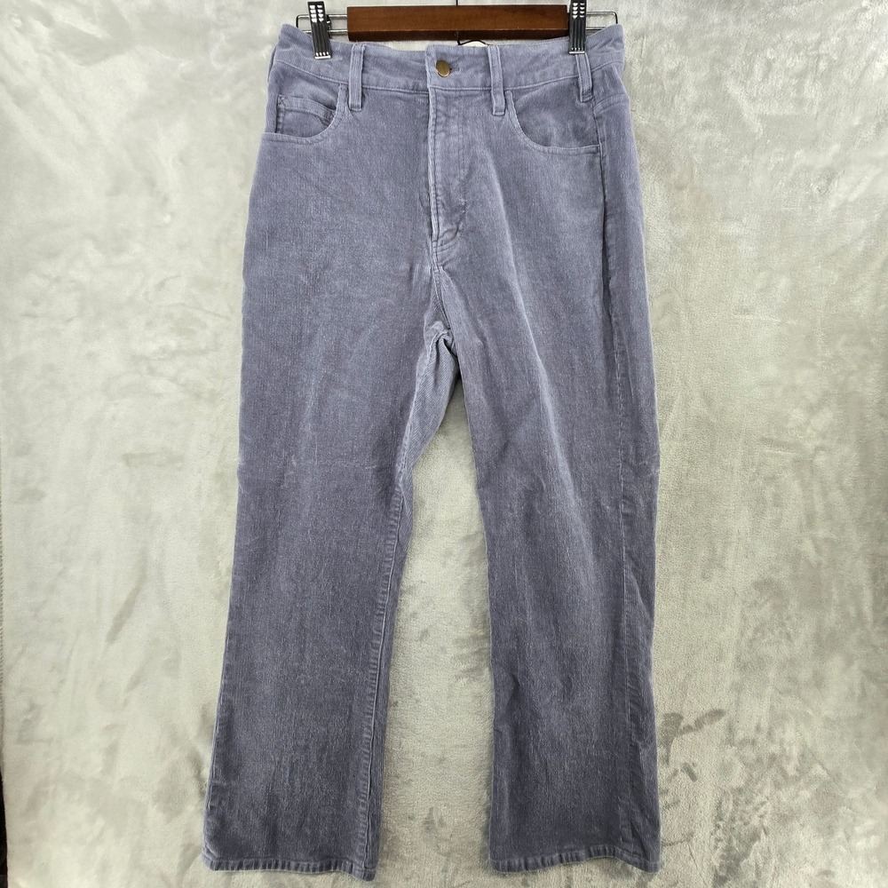 Tuckernuck Wmns 6 Corduroy Pants Lavender Grey High Rise Straight Leg